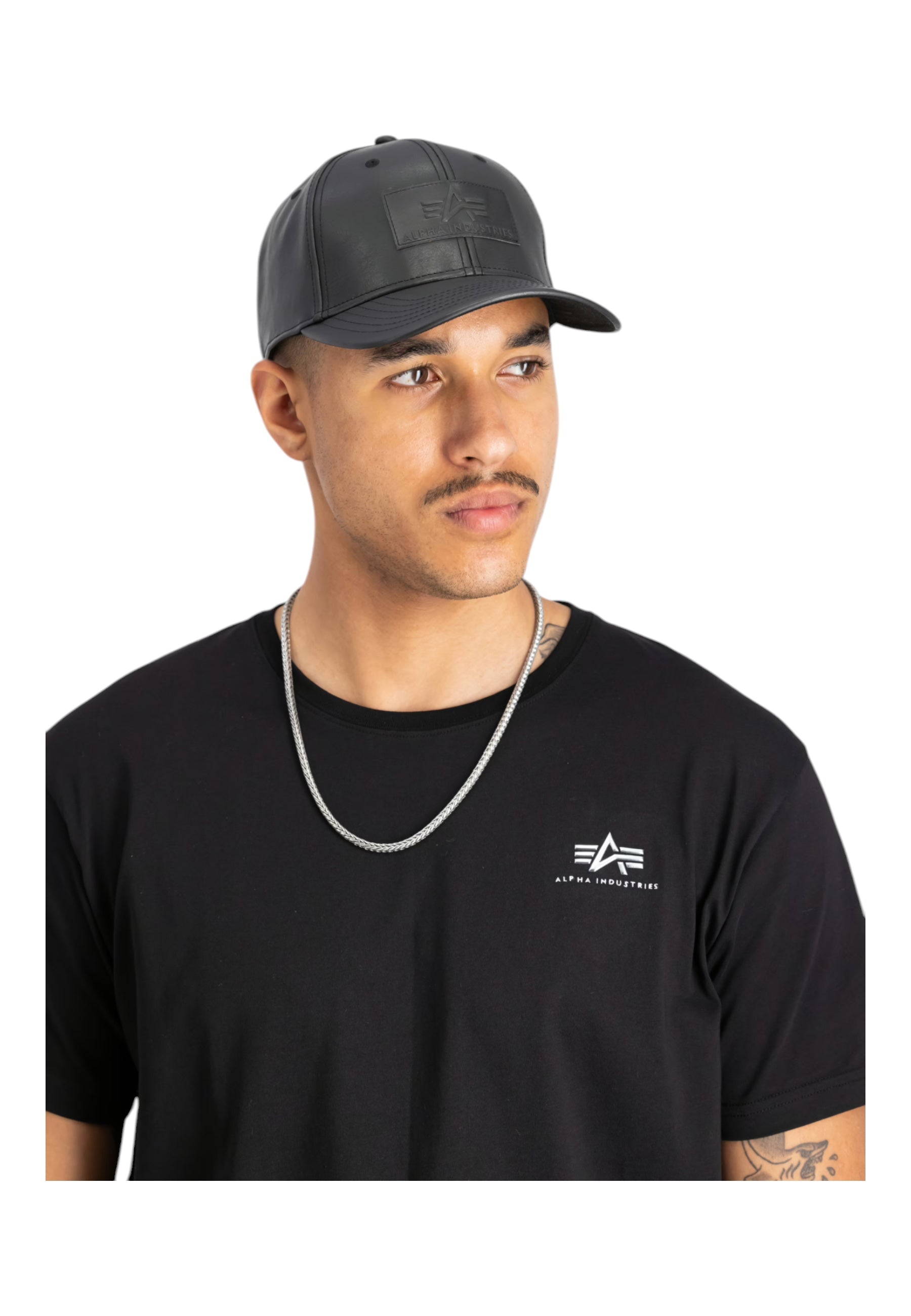 Cappello Uomo Alpha Industries Ecopelle