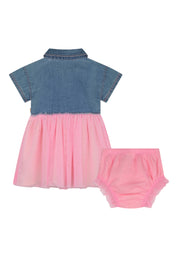 Competo Bambina Billieblush Vestito e bloomer