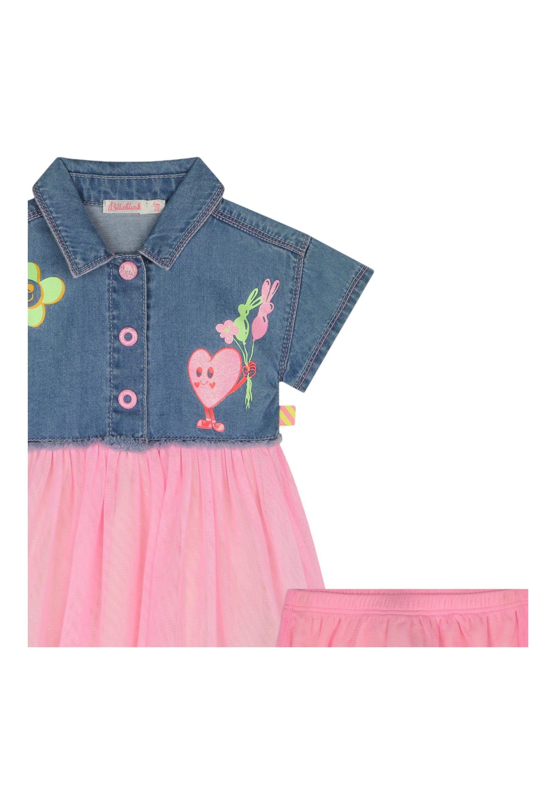 Competo Bambina Billieblush Vestito e bloomer