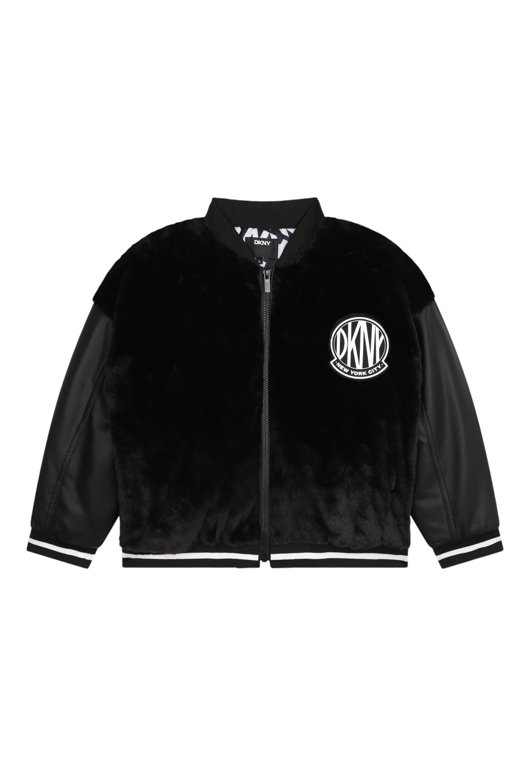 Giacca Bambina Dkny in morbido pile