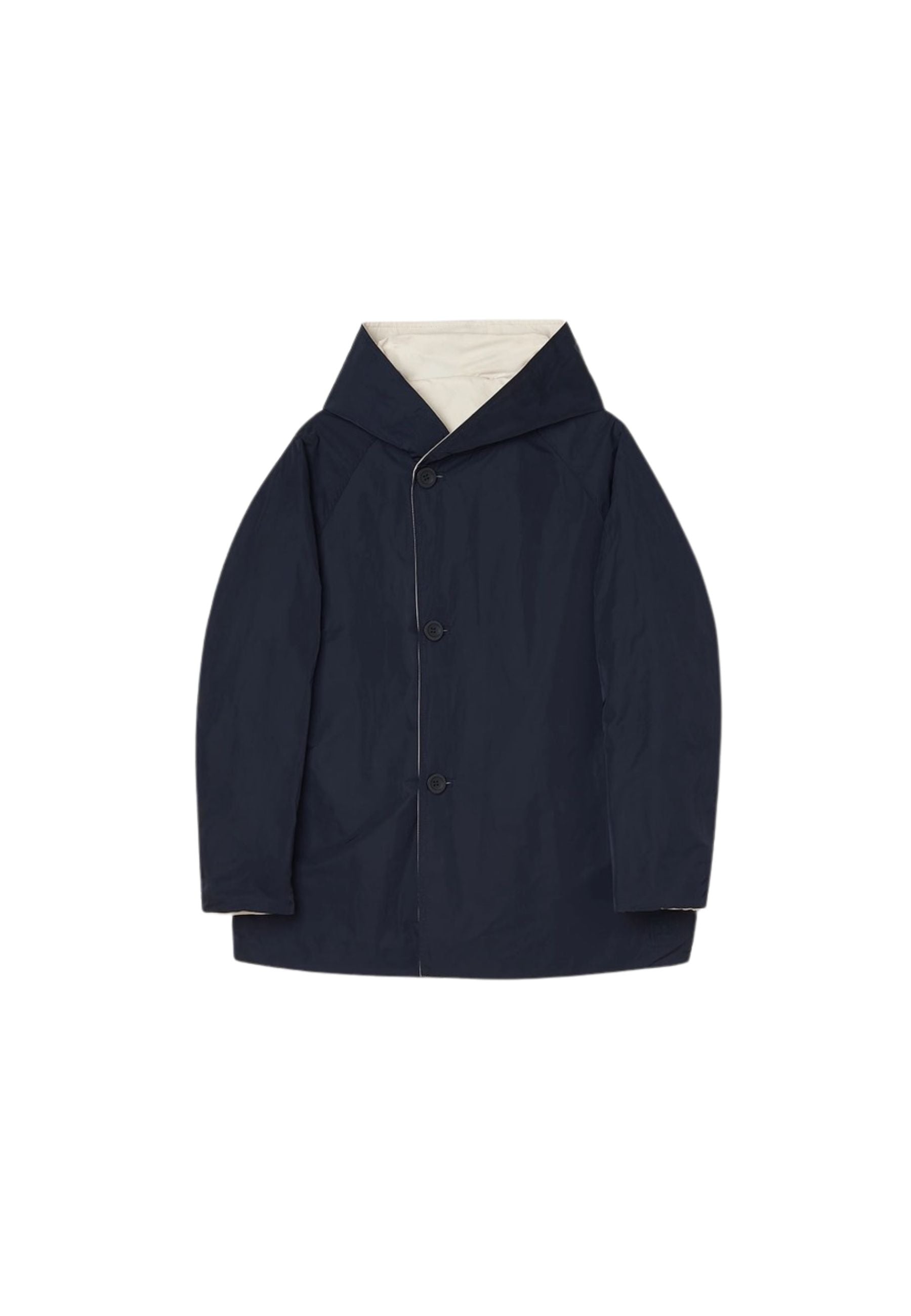Impermeabile Donna OOF Reversibile Panna Blu
