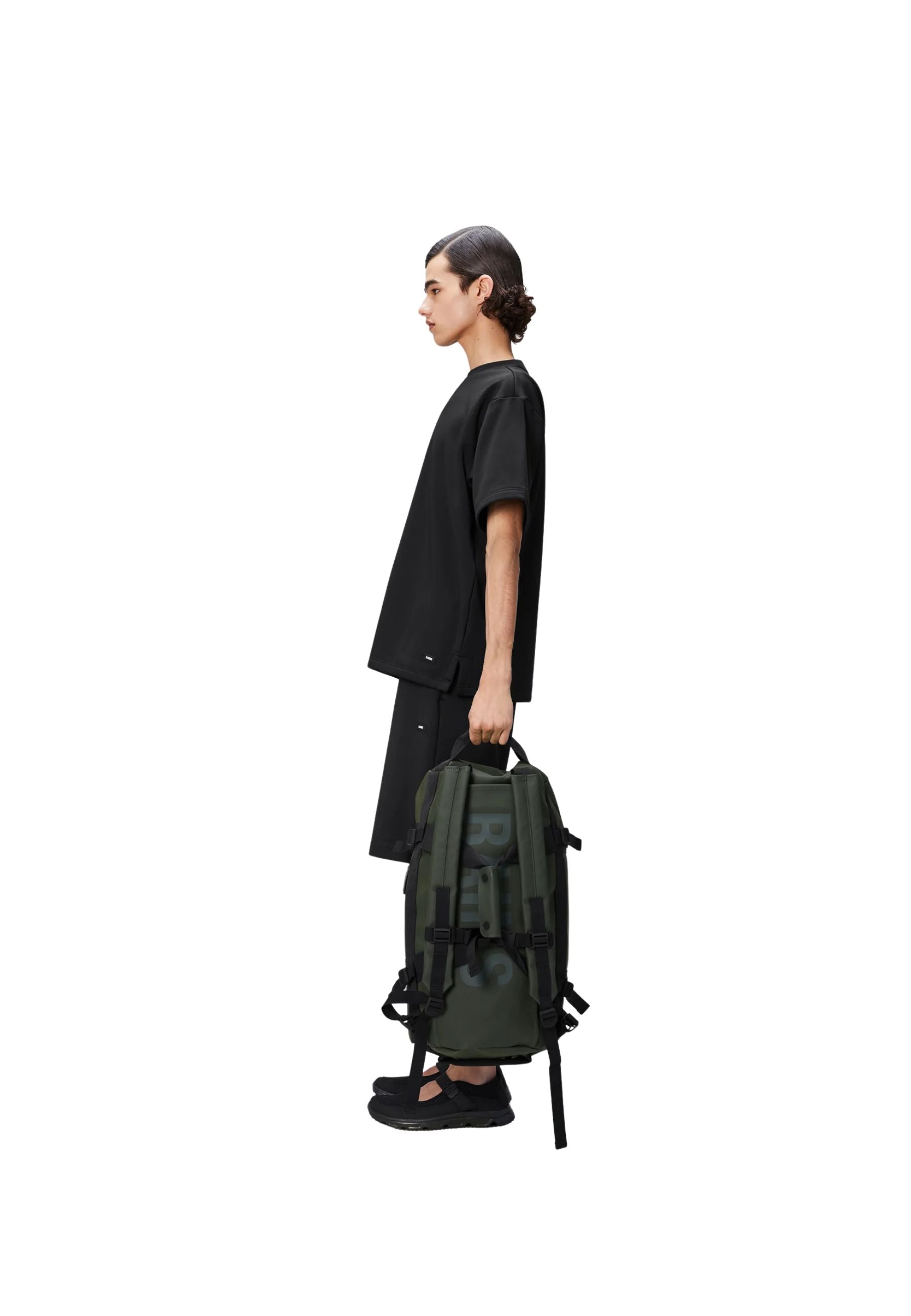 Zaino Adulto unisex Rains Texel Duffel Bag Small Green