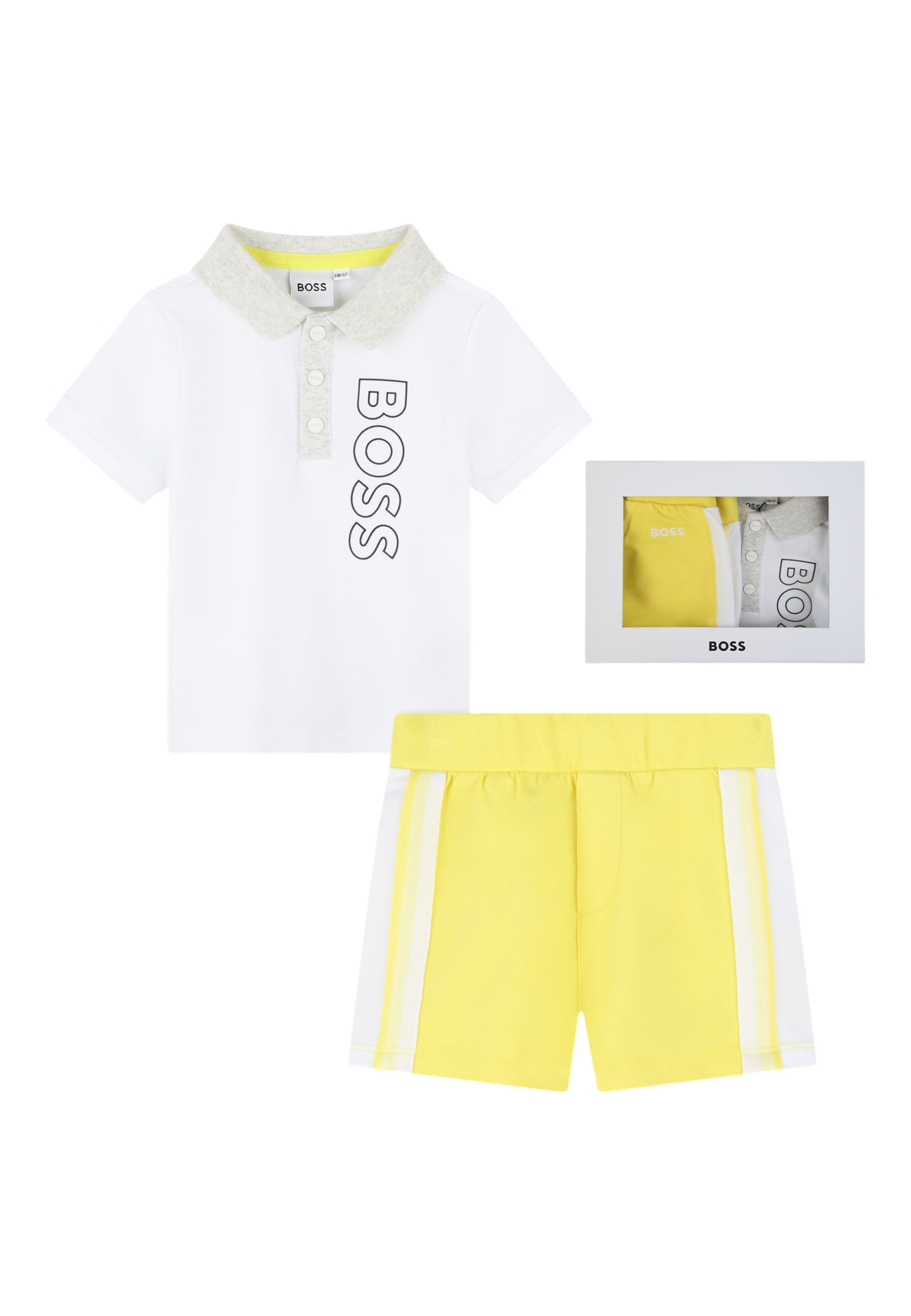 Completo Bambino Hugo Boss polo + shorts