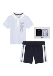 Completo Bambino Hugo Boss polo + shorts