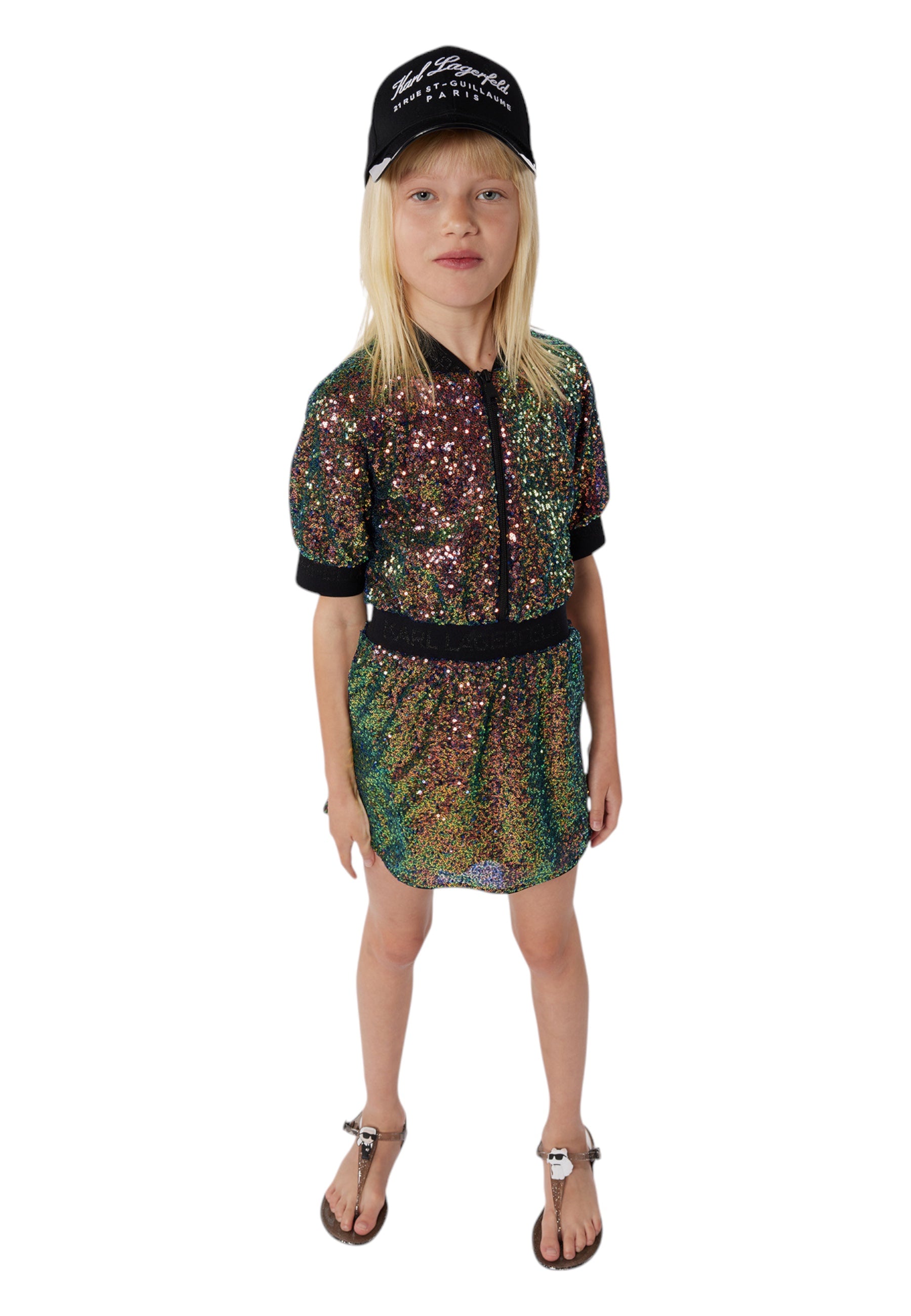 Sandali Bambina Karl Lagerfeld con fibbia