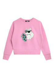 Felpa Bambina Karl Lagerfeld