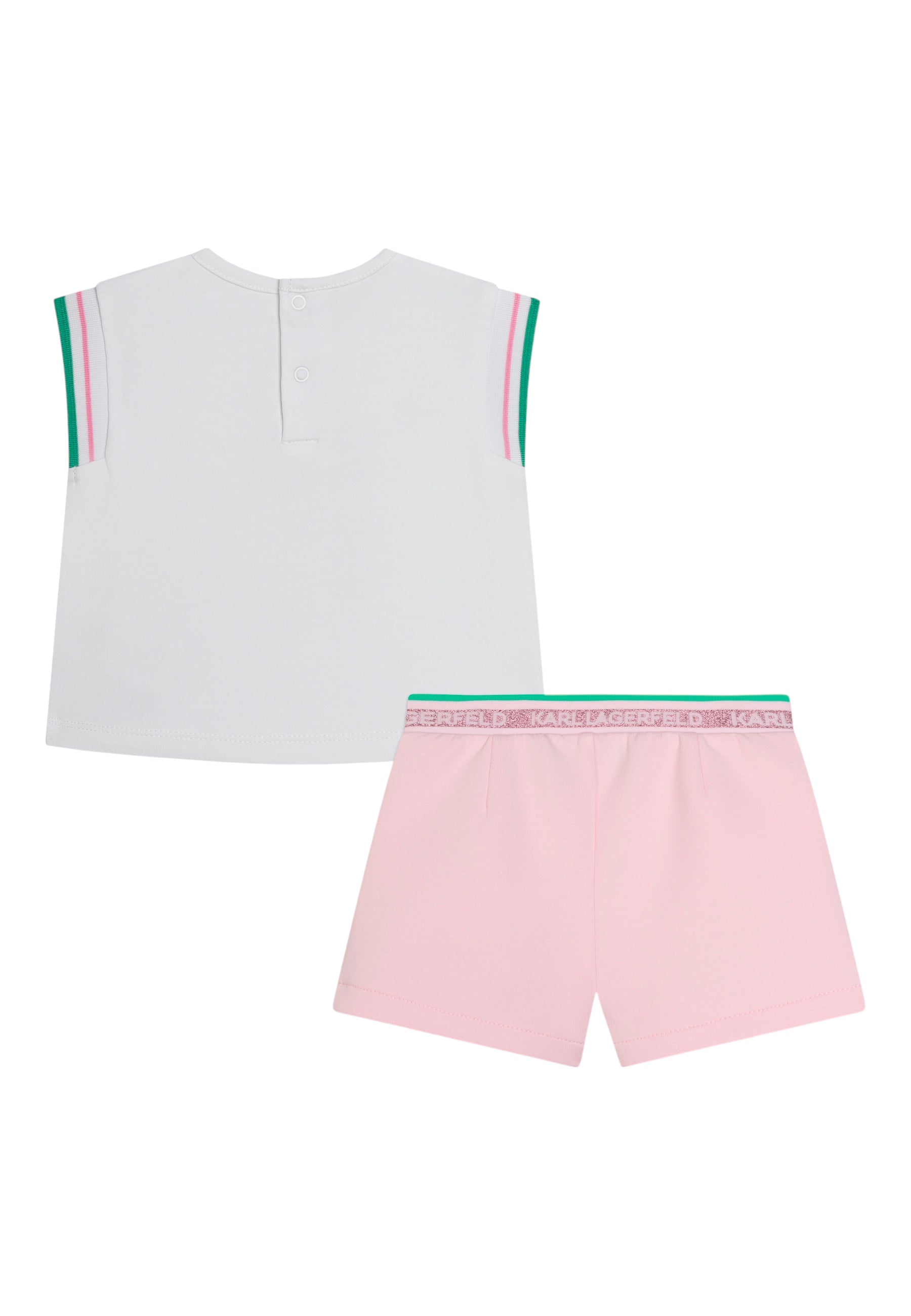 Completo Bambina Karl Lagerfeld Set pantaloncini e t-shirt