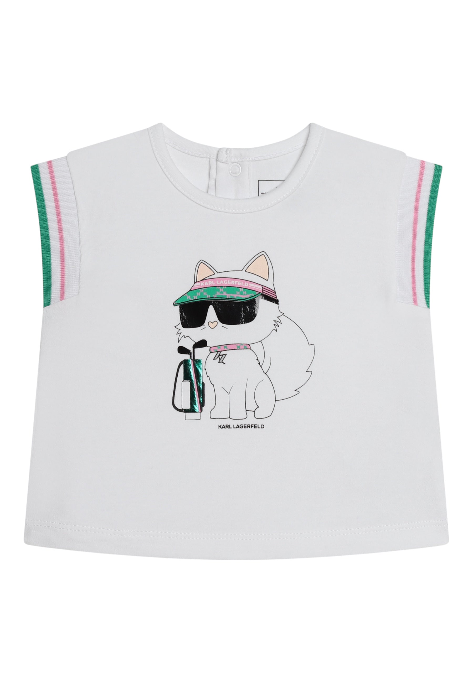 Completo Bambina Karl Lagerfeld Set pantaloncini e t-shirt