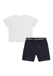 Completo Bambino unisex Karl Lagerfeld Set pantaloncini e t-shirt