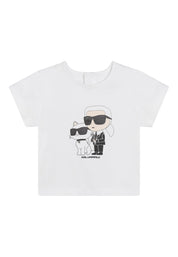 Completo Bambina Karl Lagerfeld Set t-shirt e leggings