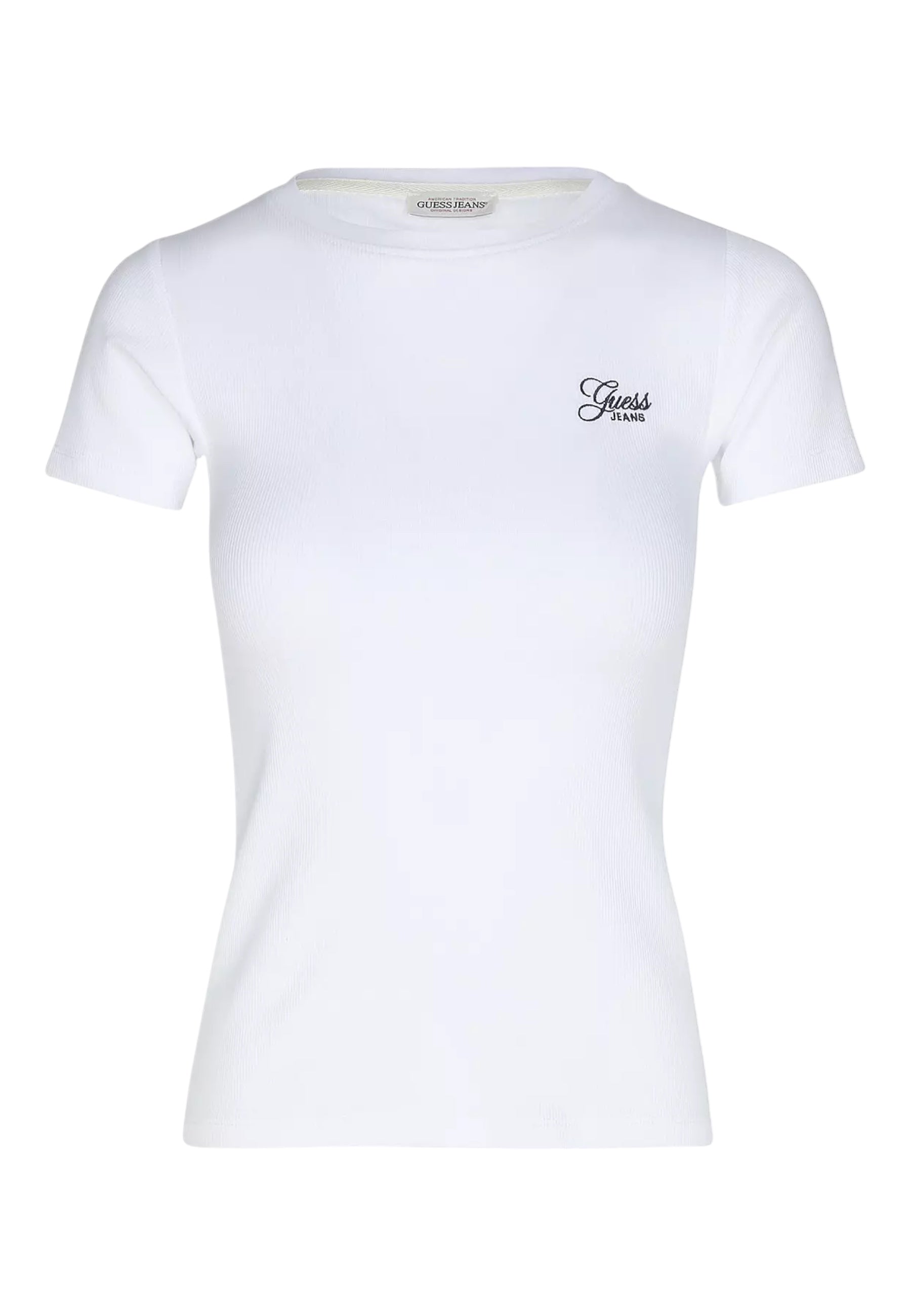 T-shirt Donna Guess Jeans Logo ricamato