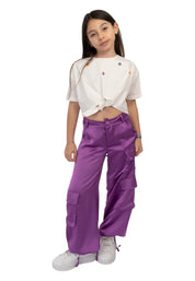 Pantaloni Bambina Fun Fun Cargo