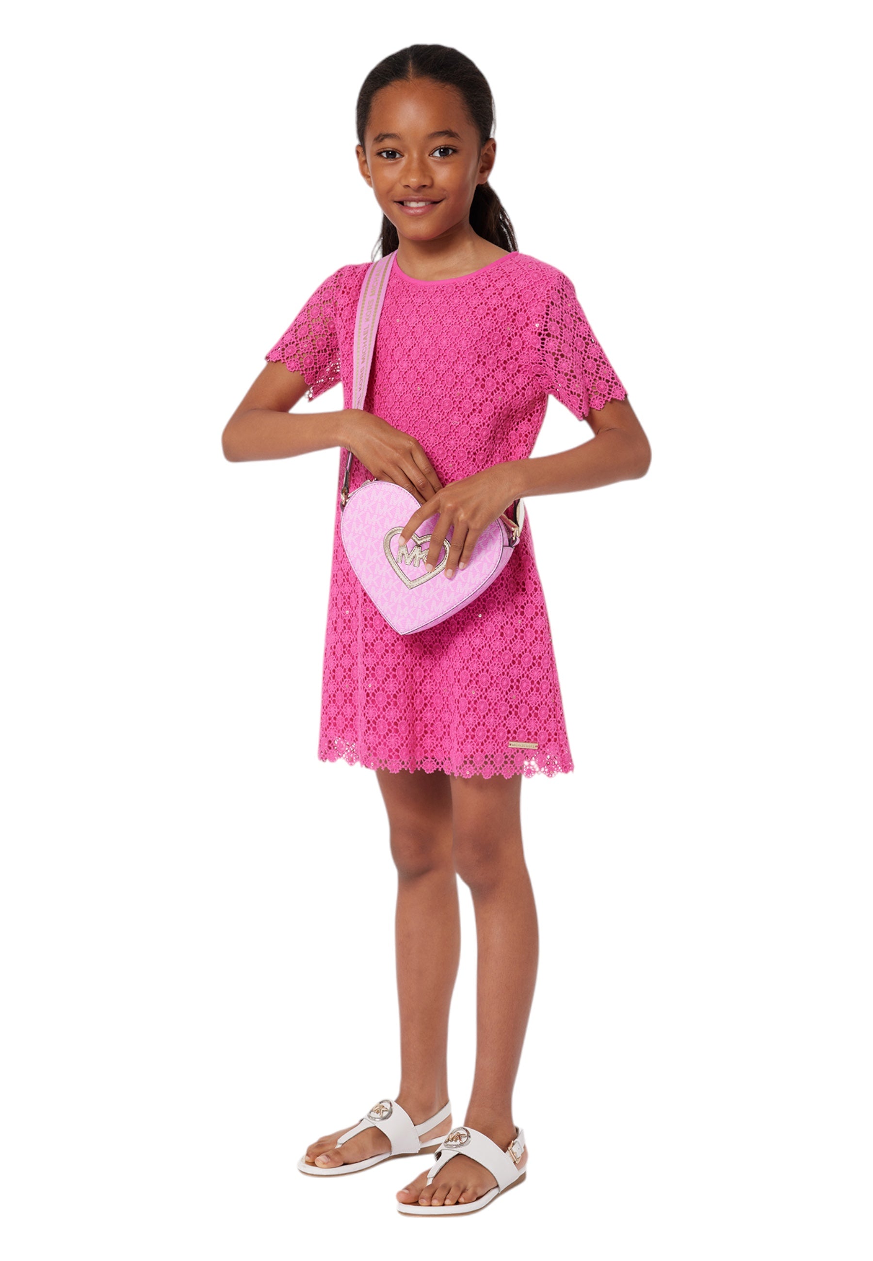 Abito Bambina Michael Kors in pizzo