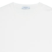 Maglia Girocollo Uomo Wool & Co Filo Cotone Bianco