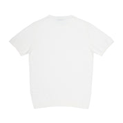 Maglia Girocollo Uomo Wool & Co Filo Cotone Bianco