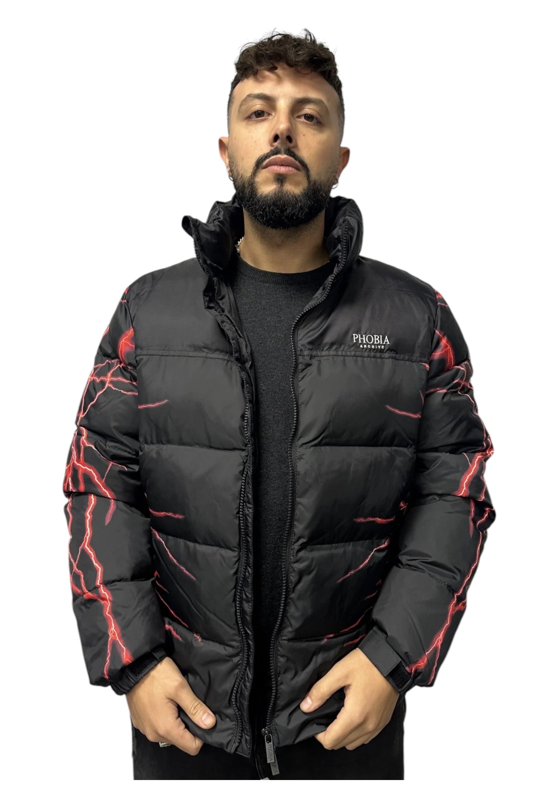 Giubbino Uomo Phobia Archive Red New Lightning
