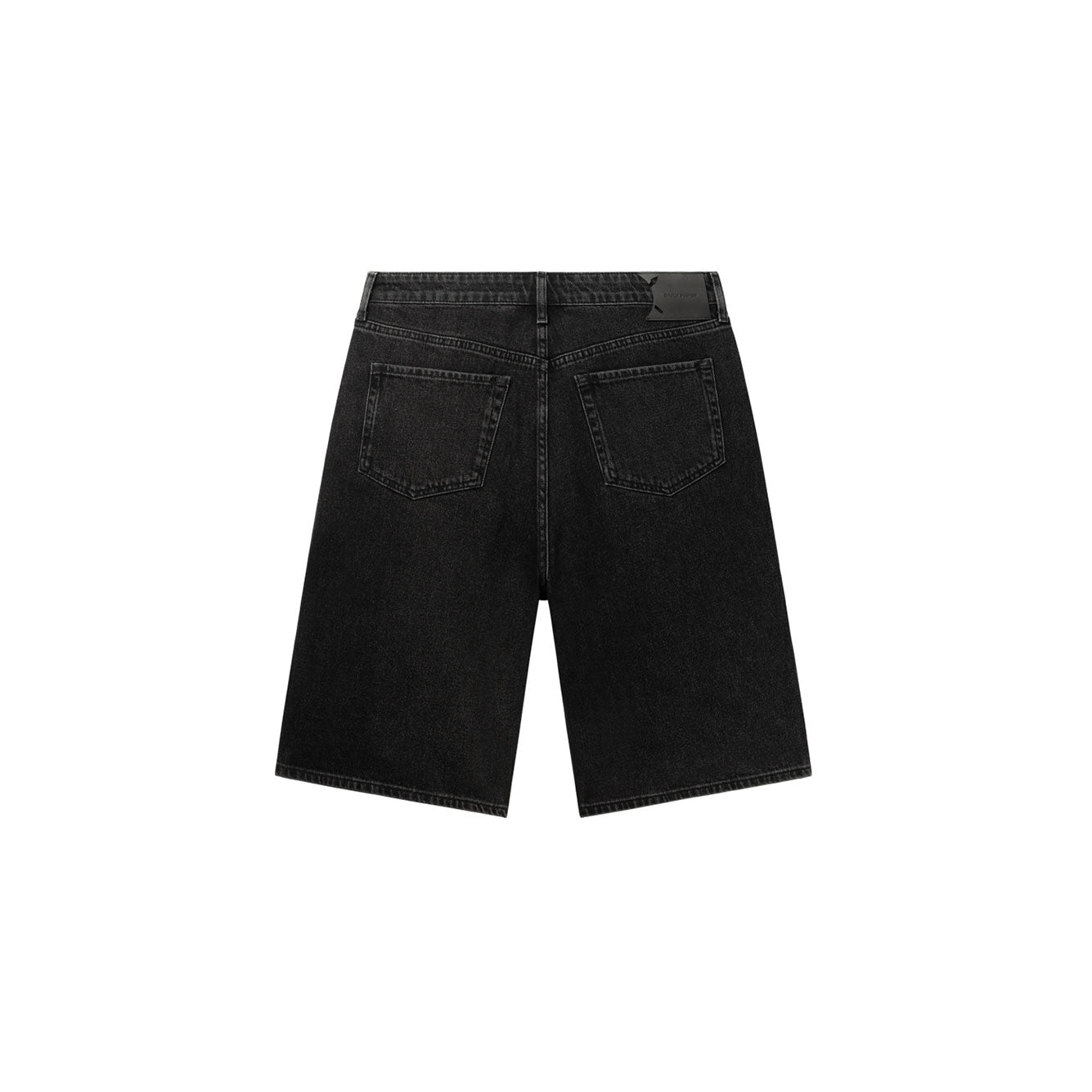 Bermuda Daily Paper laser monogram denim shorts