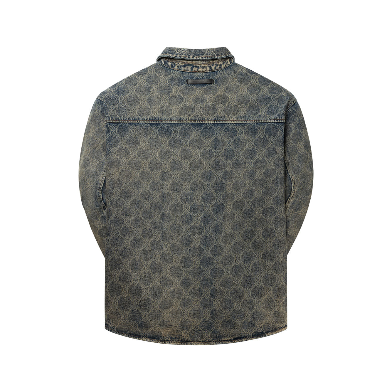 Camicia Daily Paper shield laser denim shirt