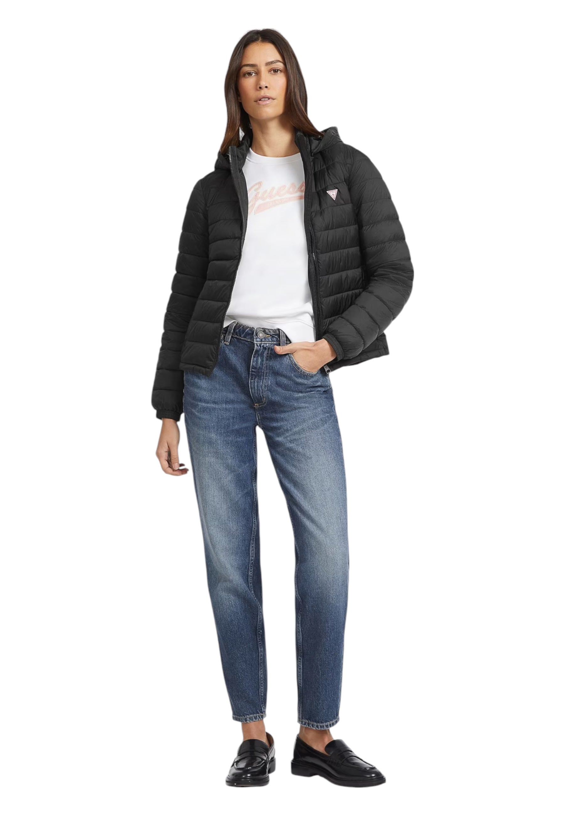Piumino Donna Guess Jeans Regular Fit