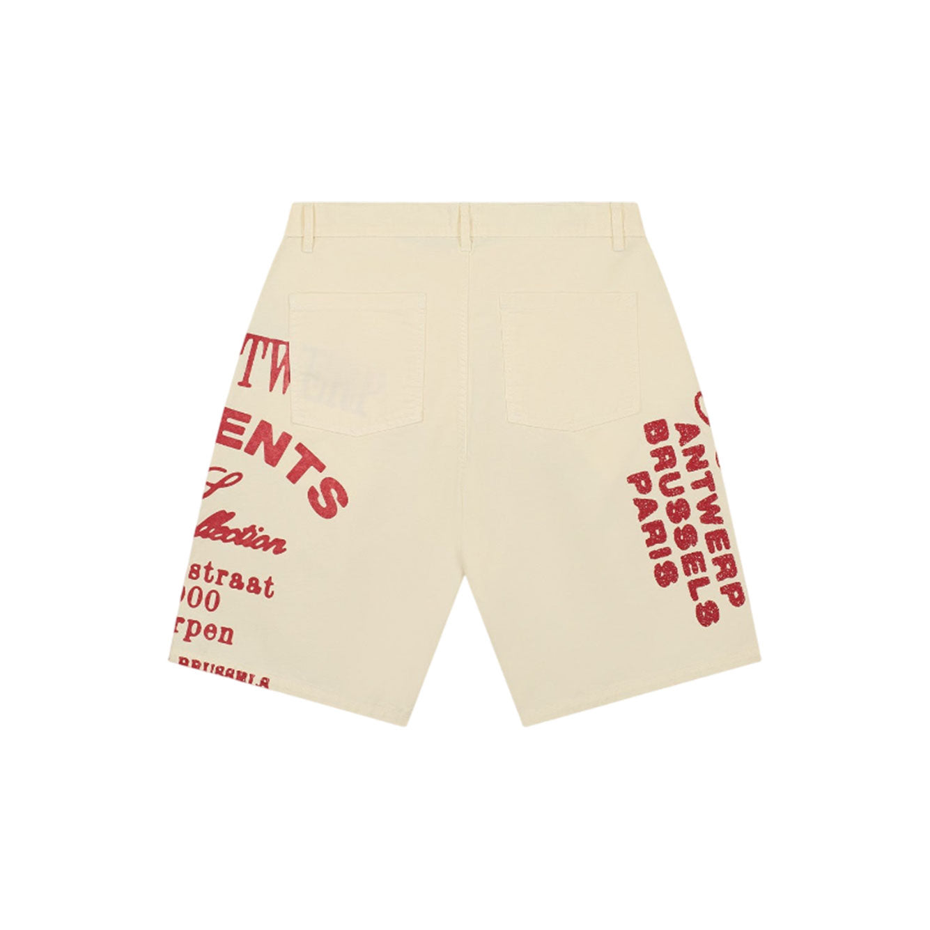 Bermuda Arte Antwerp Red Print Shorts
