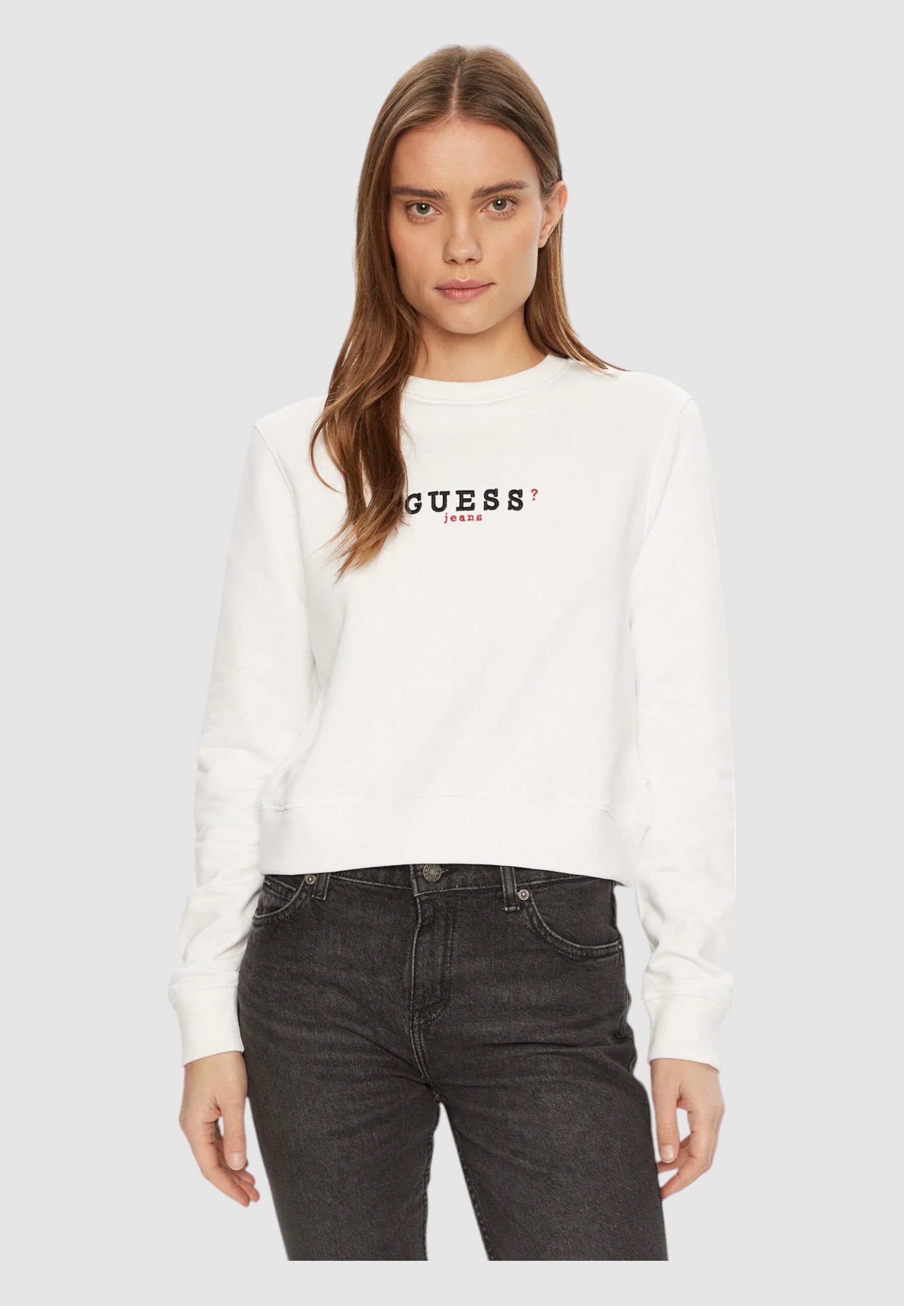 Felpa Donna Guess Jeans Regular Fit