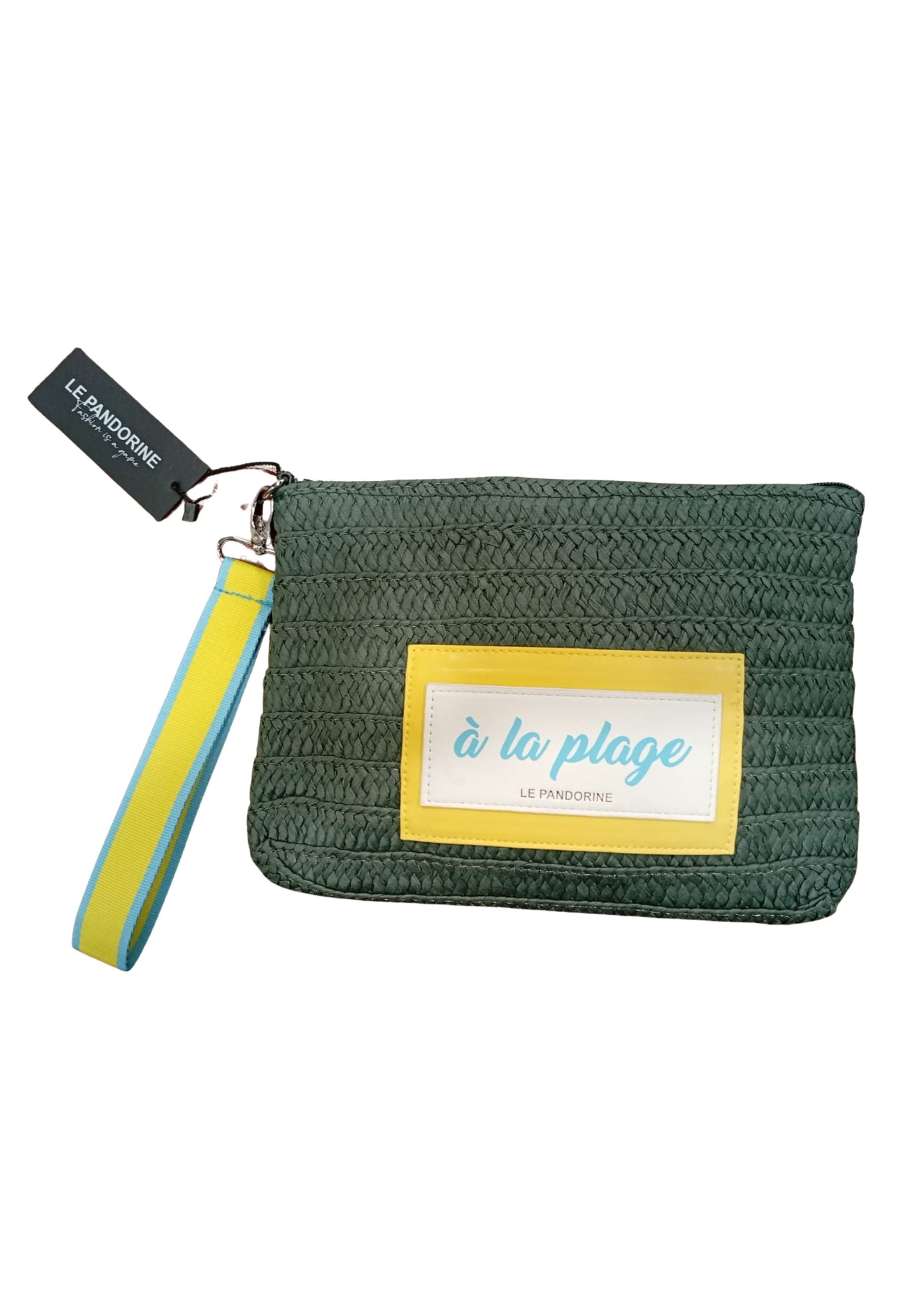 Borsa Donna Le Pandorine CHAPEAU POCHETTE Green
