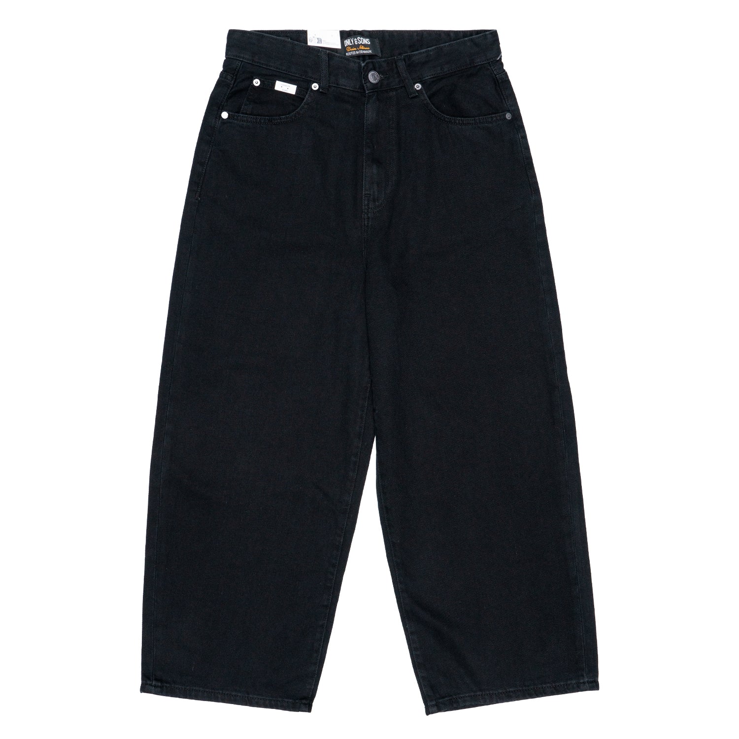 Jeans Vita alta Balloon Fit Uomo Only e Sons ONSCARL Black Denim