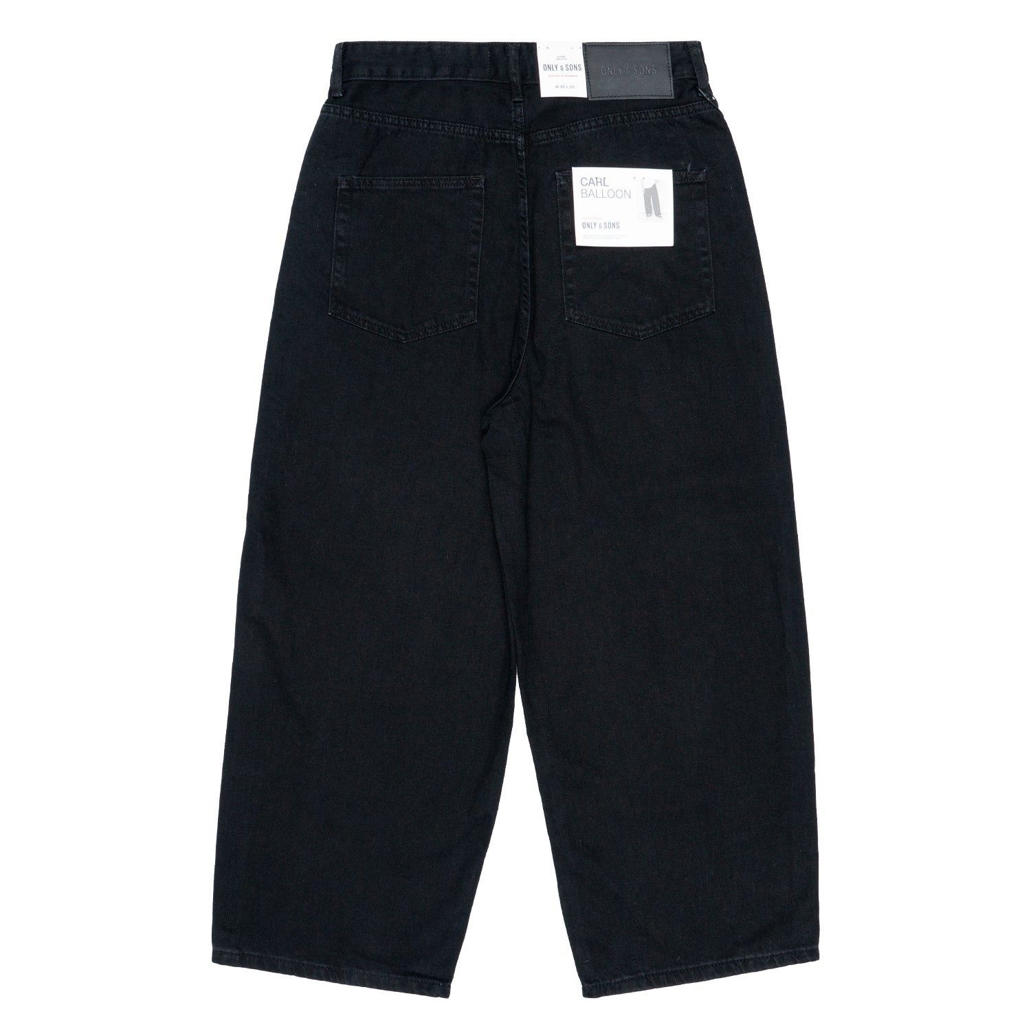 Jeans Vita alta Balloon Fit Uomo Only e Sons ONSCARL Black Denim