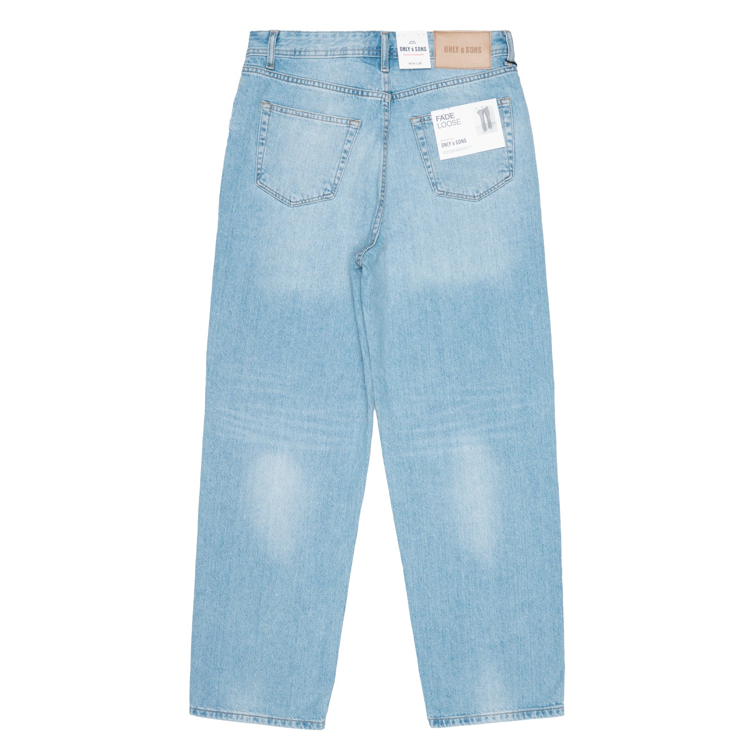 Jeans Loose Fit Uomo Only e Sons ONSFADE Light Blue Denim