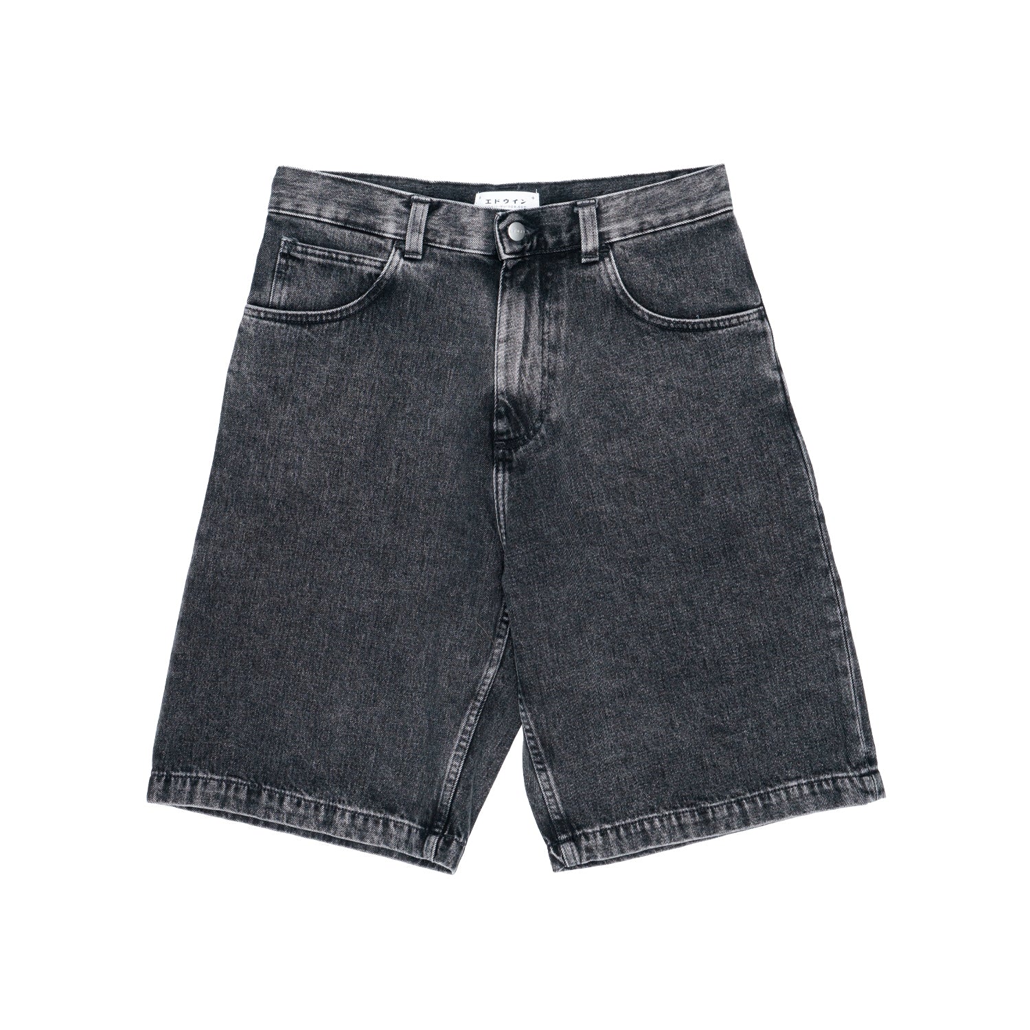 Bermuda Uomo Edwin Worker Black - matt wash