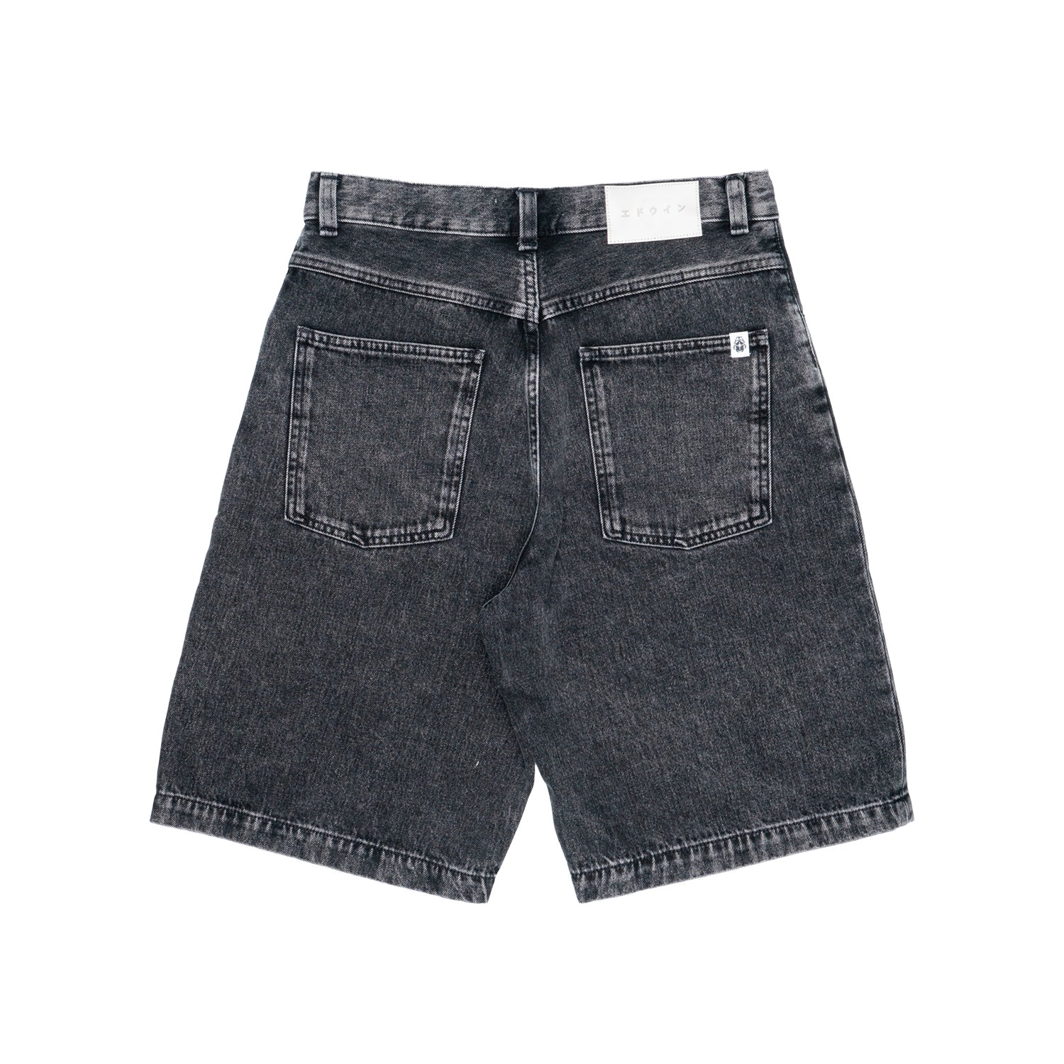 Bermuda Uomo Edwin Worker Black - matt wash