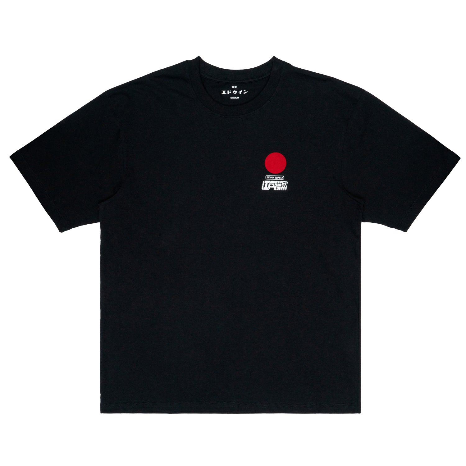 T-shirt Adulto unisex Edwin Sun Black