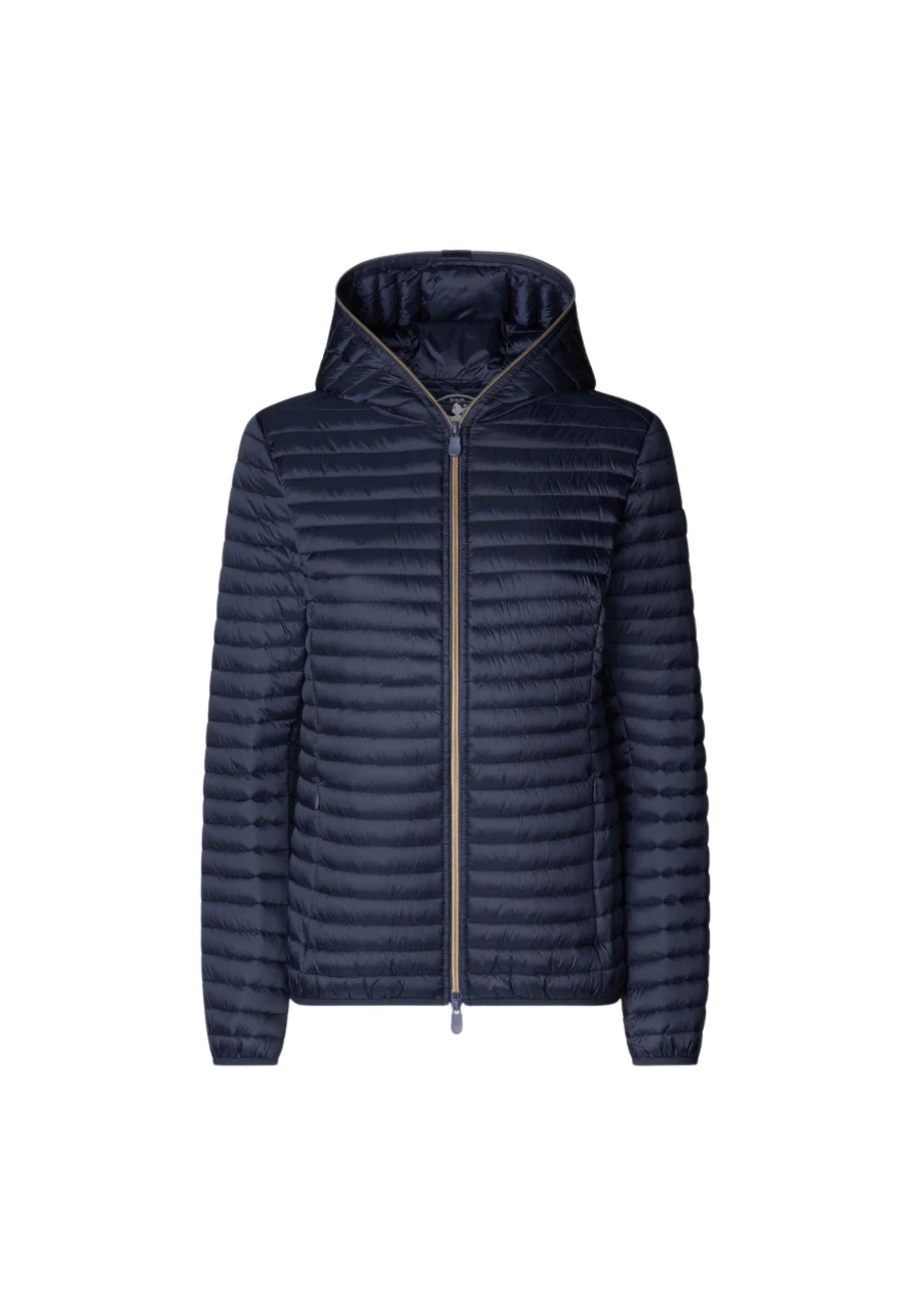 Giubbino con cappuccio Donna Save the Duck Alexa Blue Black