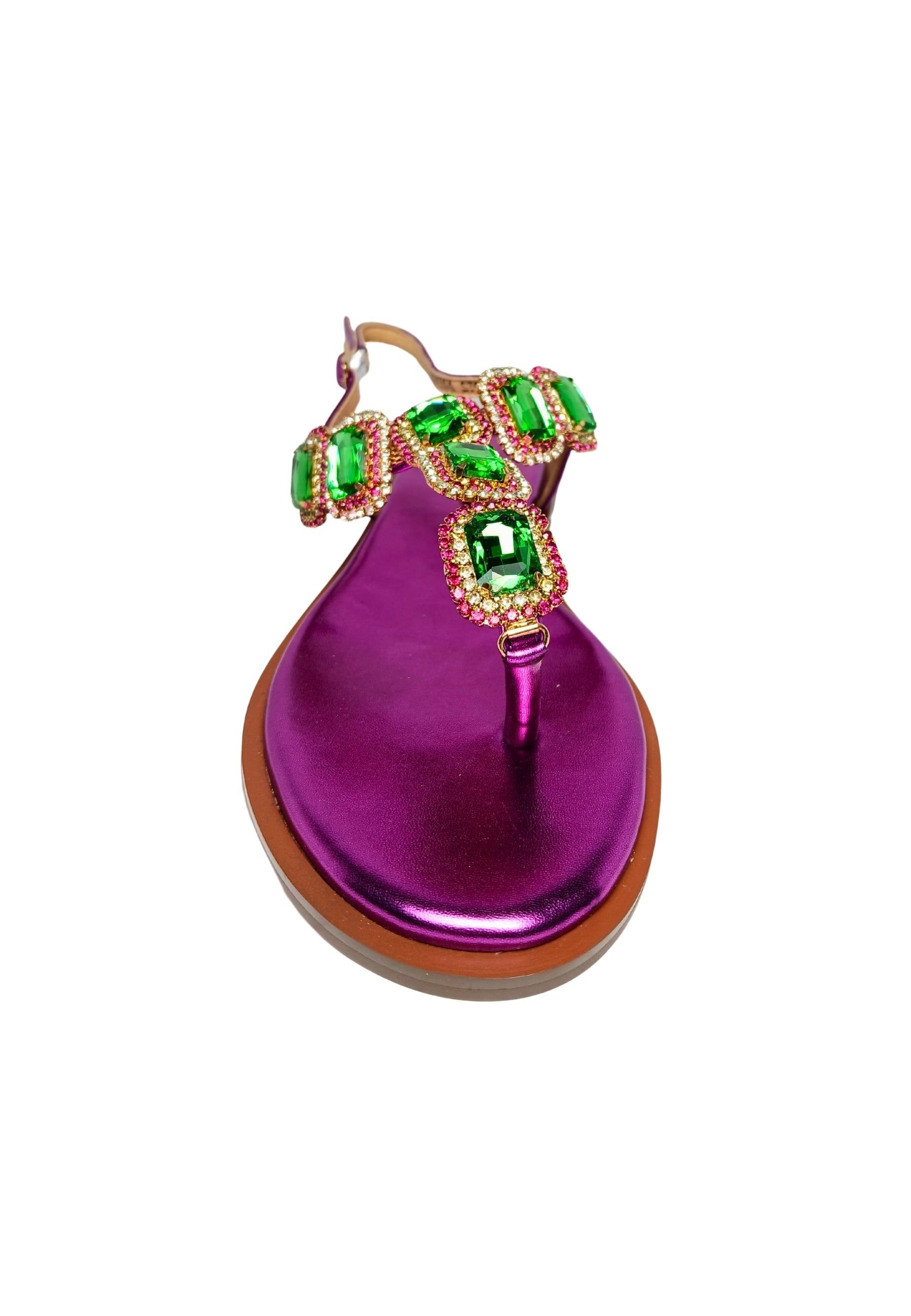 Scarpe Donna Massimo Santini Sandalo con accessori Cristalli e Vetro