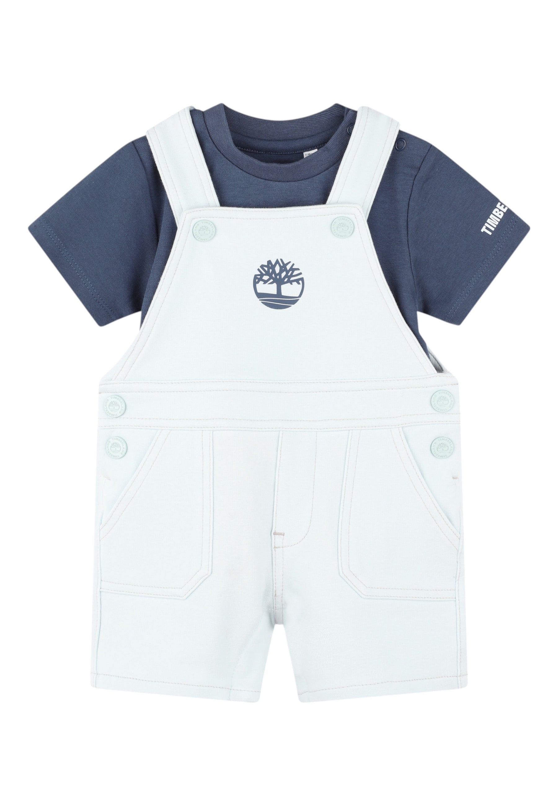 Completo Bambino Timberland salopette + t-shirt