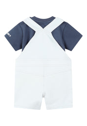 Completo Bambino Timberland salopette + t-shirt