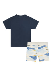 Completo 2 pezzi Bambino Timberland T-shirt + shorts