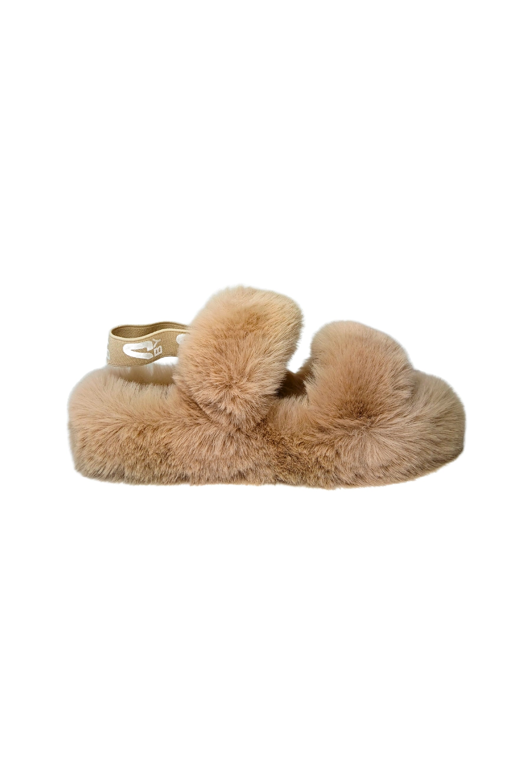 Scarpe Donna Massimo Santini Sandalo MERIDA in pelliccia NAT Fur/elast.