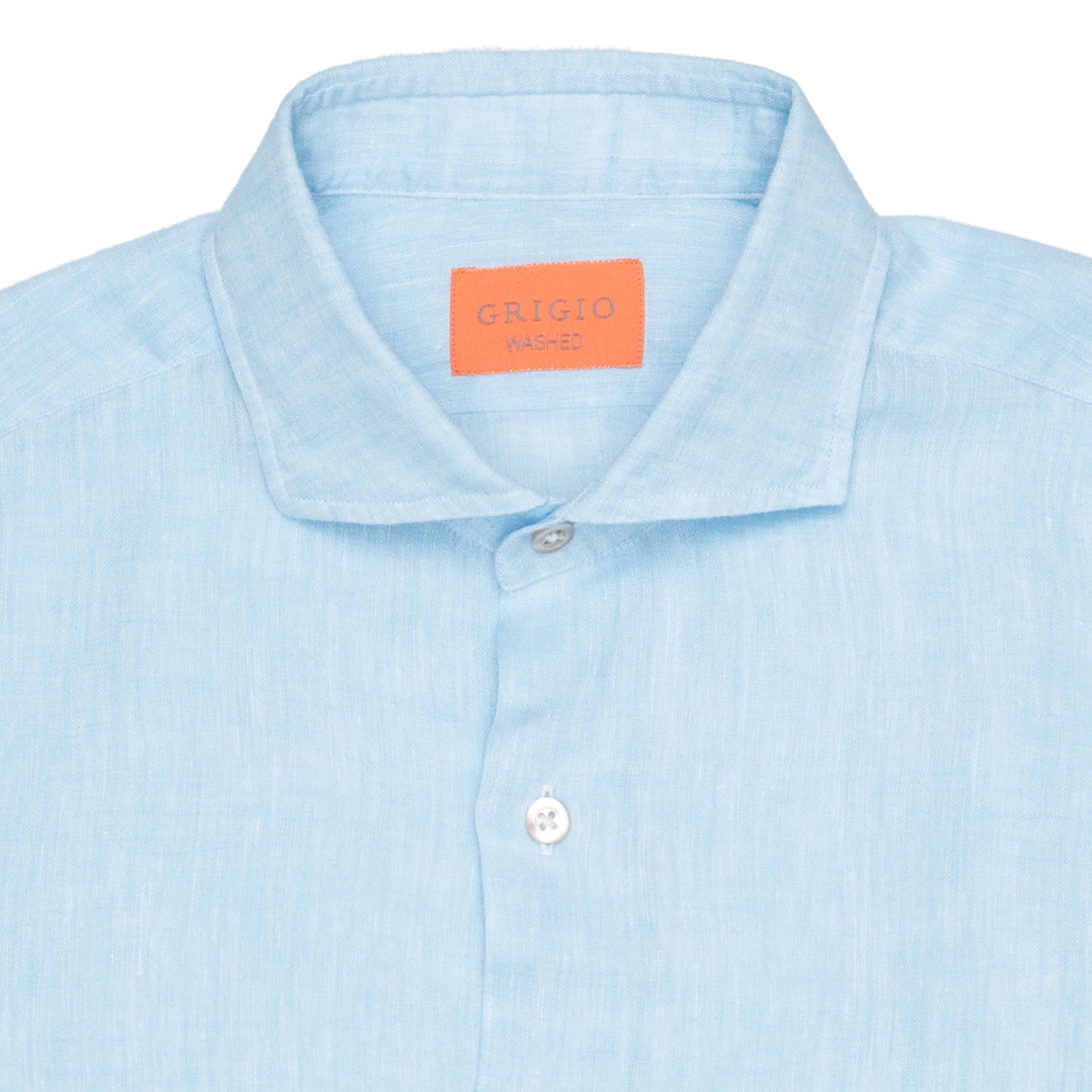 Camicia Uomo Grigio Lino