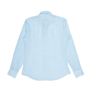 Camicia Uomo Grigio Lino