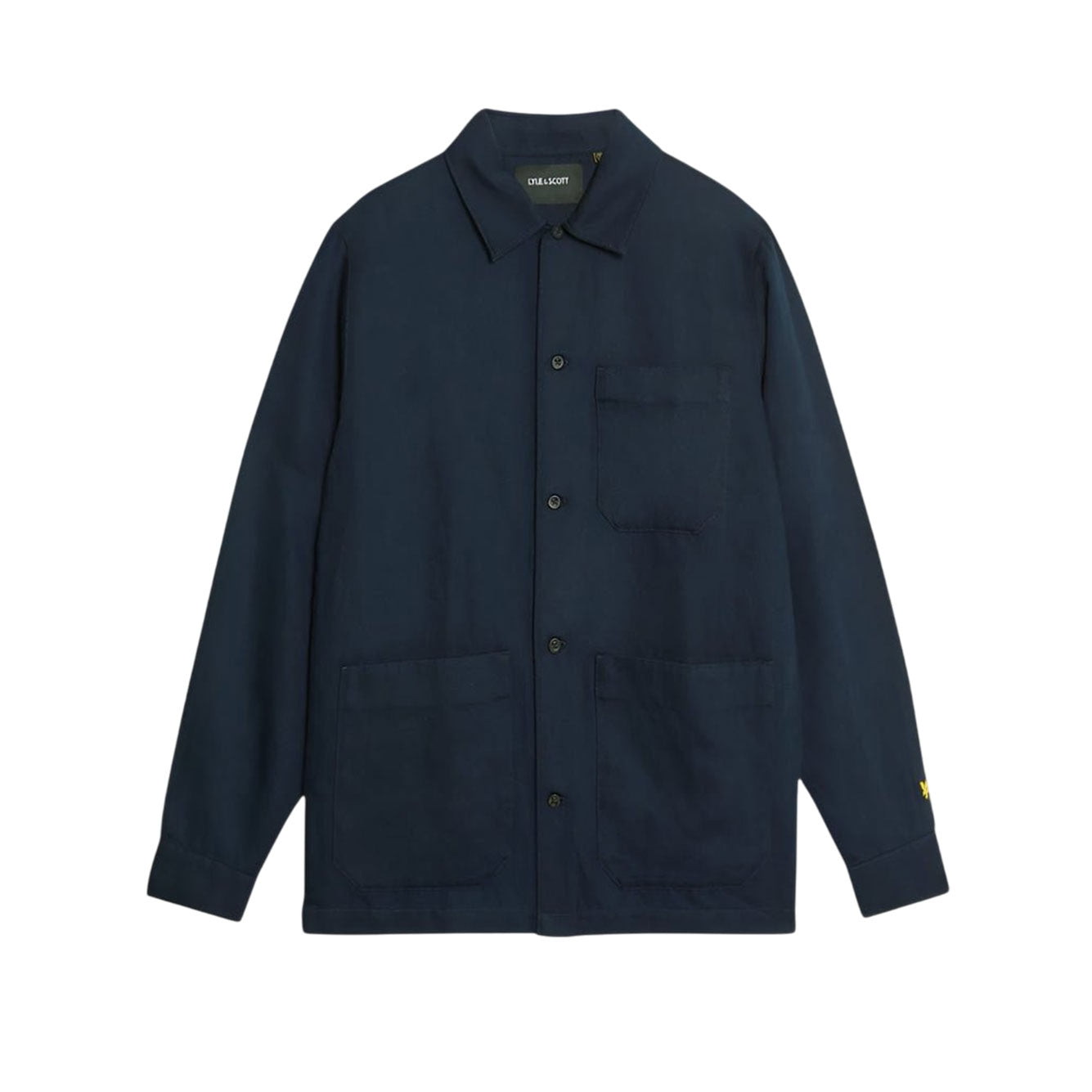 Camicia Lyle & Scott Linen Blend Overshirt