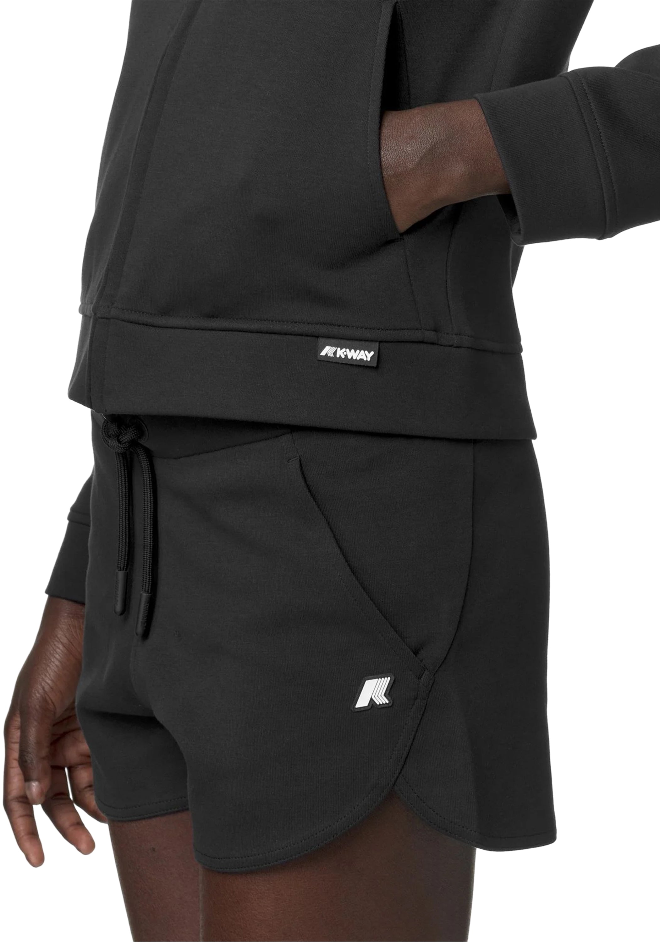CYRIELLE INTERLOCK Donna k-way K81367W-USY Nero