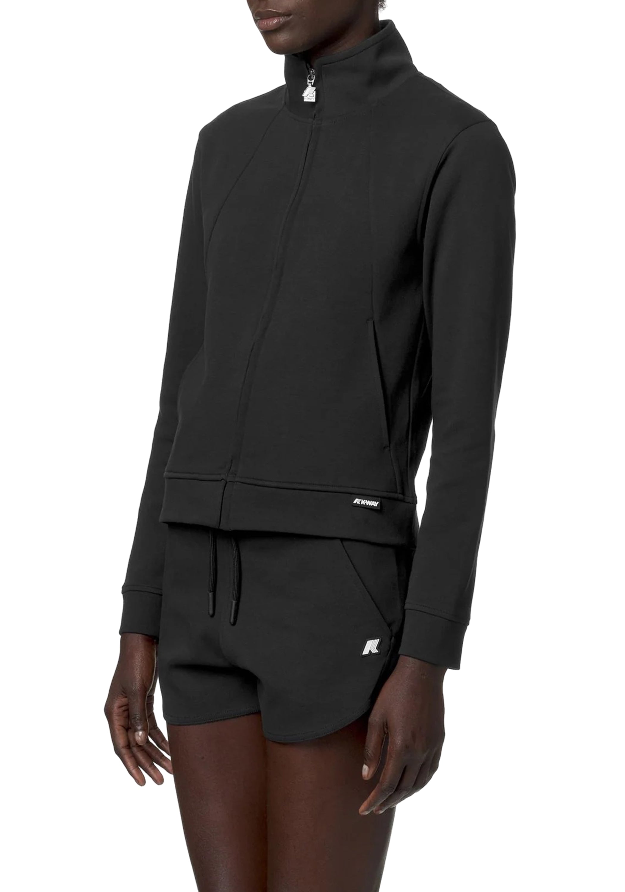 CYRIELLE INTERLOCK Donna k-way K81367W-USY Nero