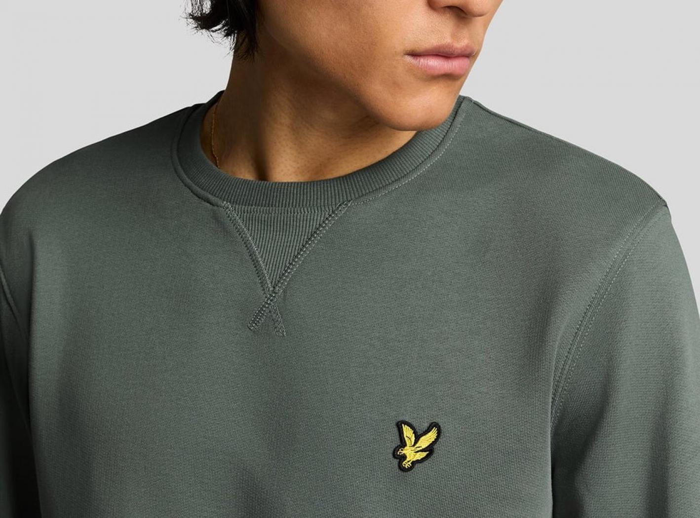 Felpa Crew Neck Uomo Lyle e Scott ML424VOG_X583