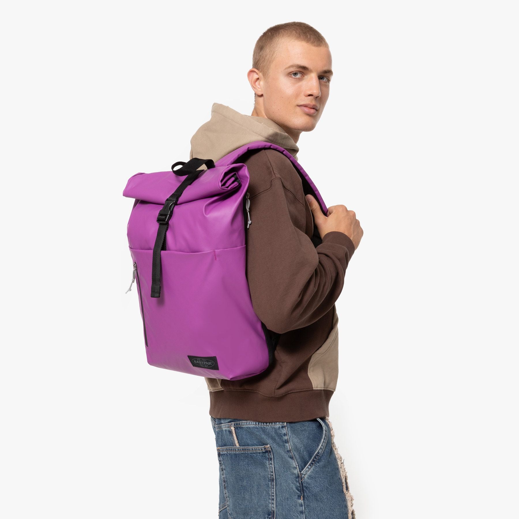 Zaino Adulto unisex Eastpak UP ROLL Tarp Fig