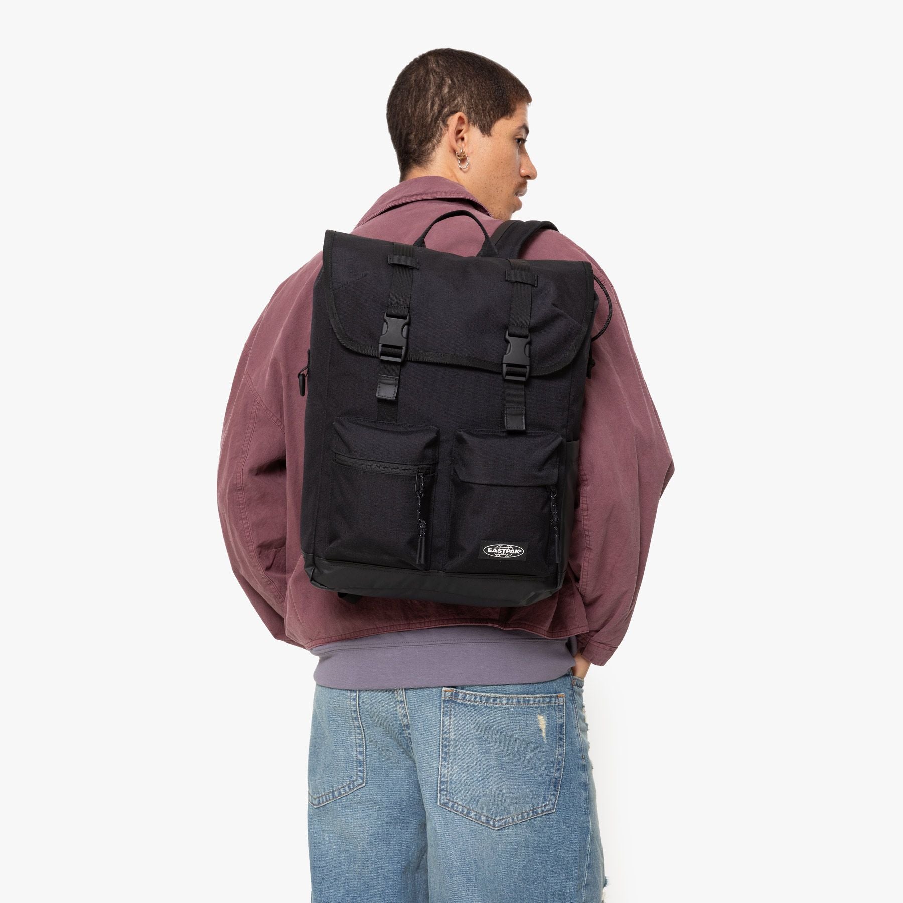 Zaino Adulto unisex Eastpak ICON TOPLOAD On Black