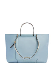 Borsa donna in pelle porta PC 14" piquadro BD3336W92-AZBE2 Azzurro/Beige