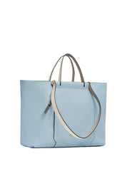 Borsa donna in pelle porta PC 14" piquadro BD3336W92-AZBE2 Azzurro/Beige