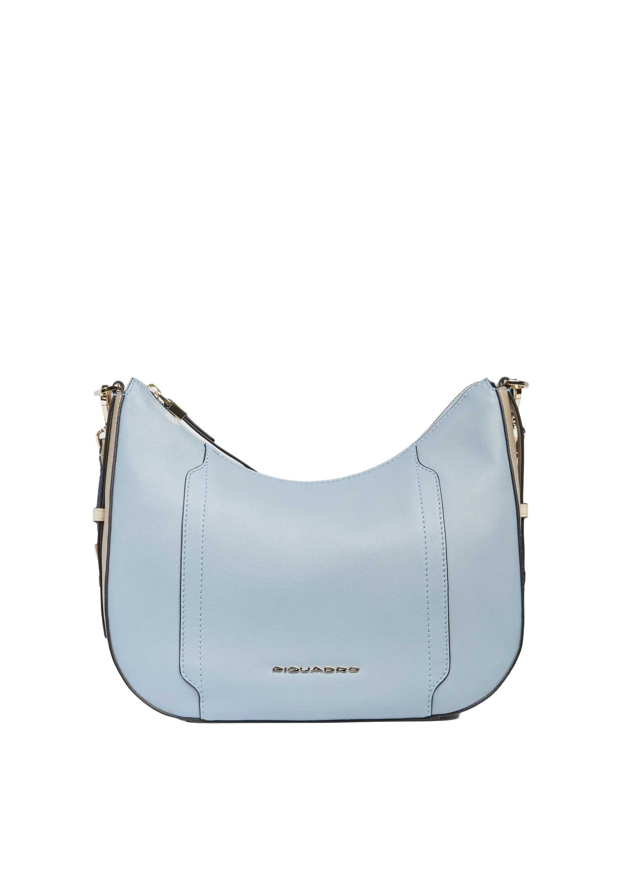 Borsa tracolla donna per iPad®mini piquadro BD6657W92-AZBE2 Azzurro/Beige