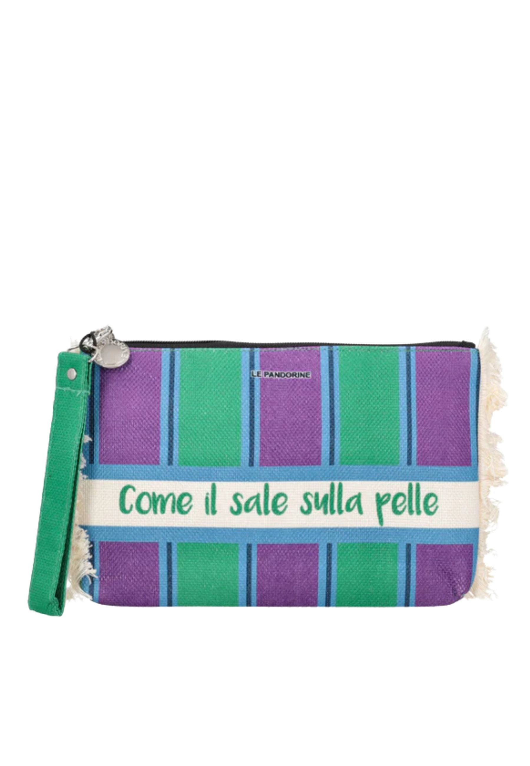 Borsa Donna Le Pandorine Marina Pochette Azzurro